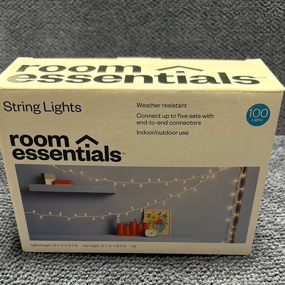 Room Essentials White String Lights